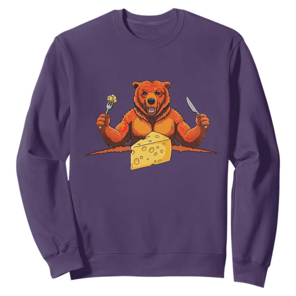 Football Rival Gift Sweatshirt Funny Br Eating CHZ TS12 Purple Print Your Wear
