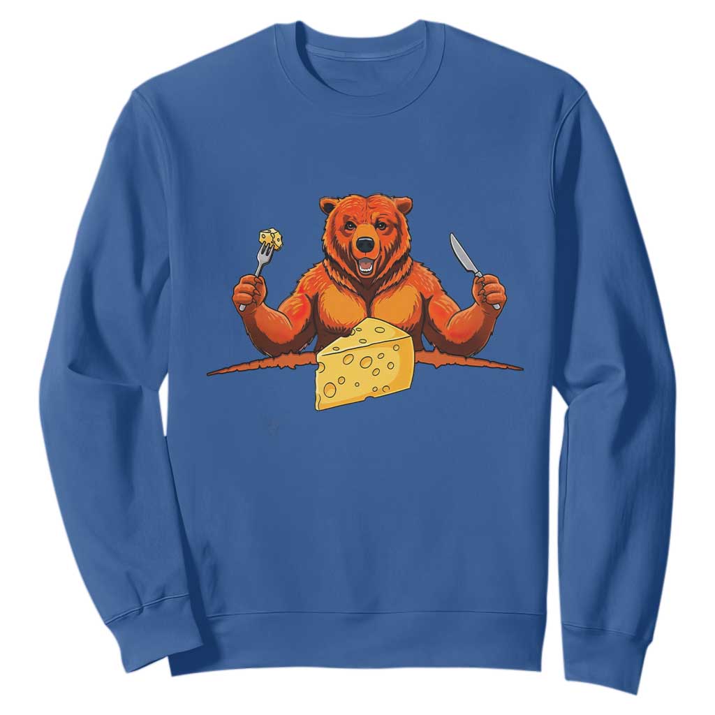 Football Rival Gift Sweatshirt Funny Br Eating CHZ TS12 Royal Blue Print Your Wear