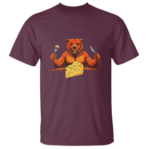 Football Rival Gift T Shirt Funny Br Eating CHZ TS12 Maroon Print Your Wear
