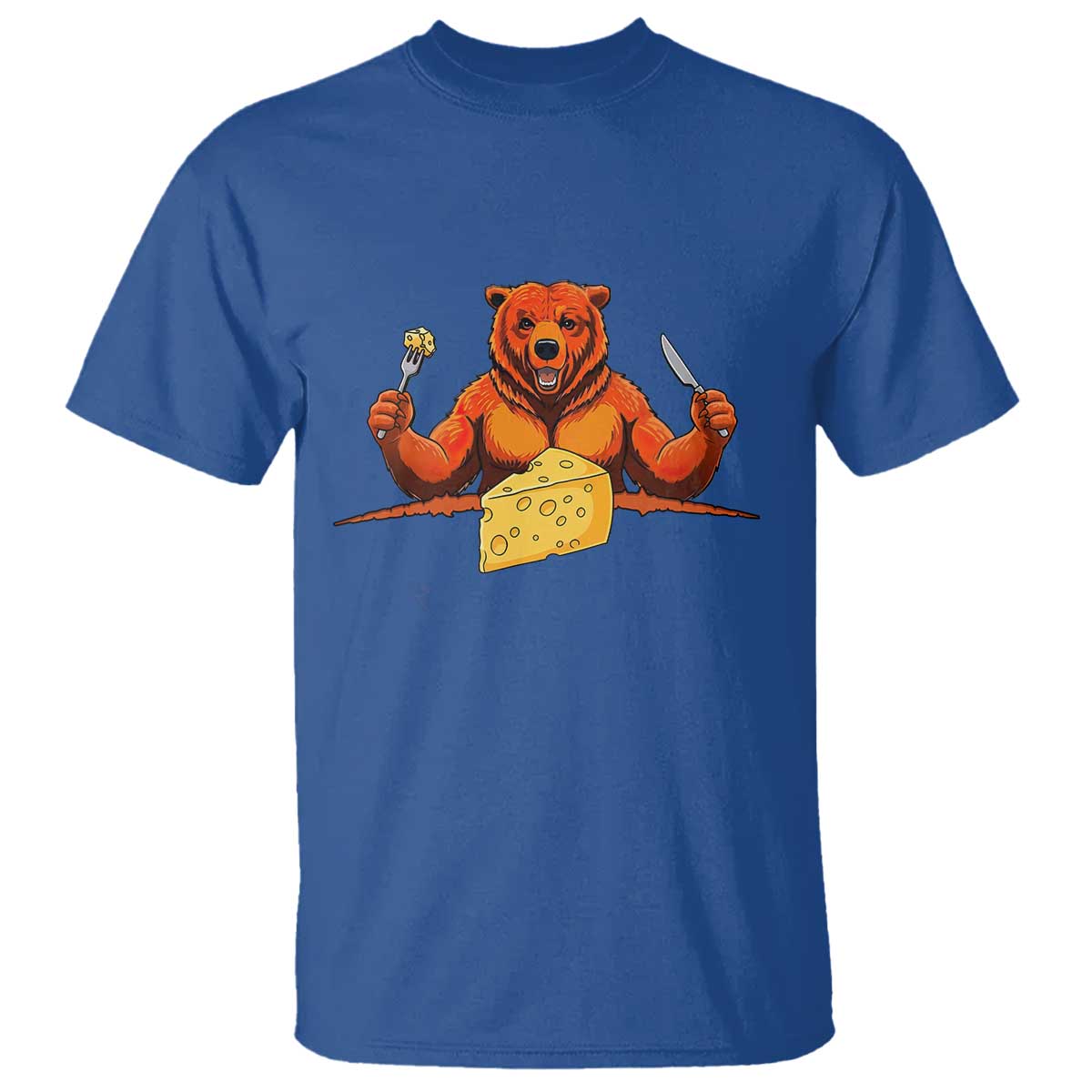 Football Rival Gift T Shirt Funny Br Eating CHZ TS12 Royal Blue Print Your Wear