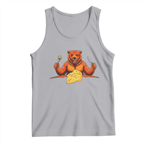 Football Rival Gift Tank Top Funny Br Eating CHZ TS12 Athletic Heather Print Your Wear