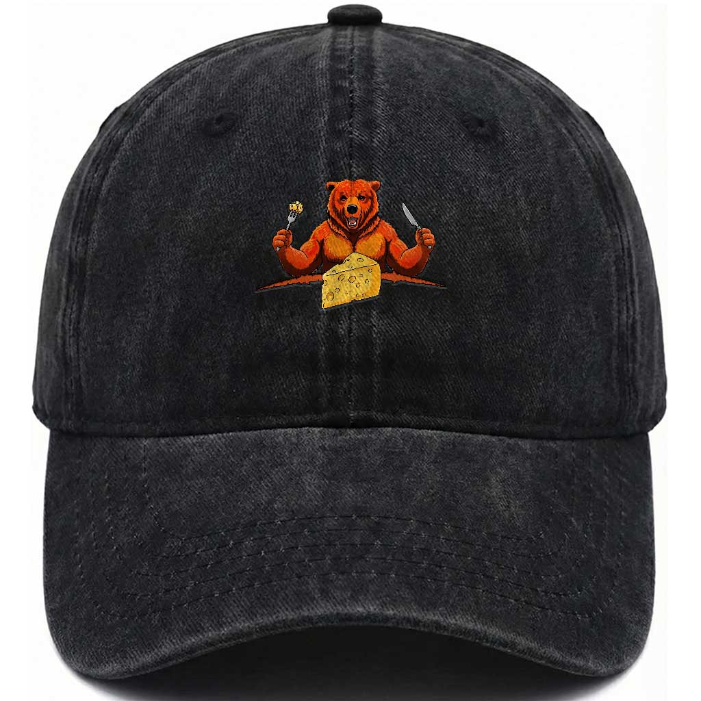 Football Rival Gift Washed Cotton Baseball Cap Funny Br Eating CHZ TS12 Print Your Wear