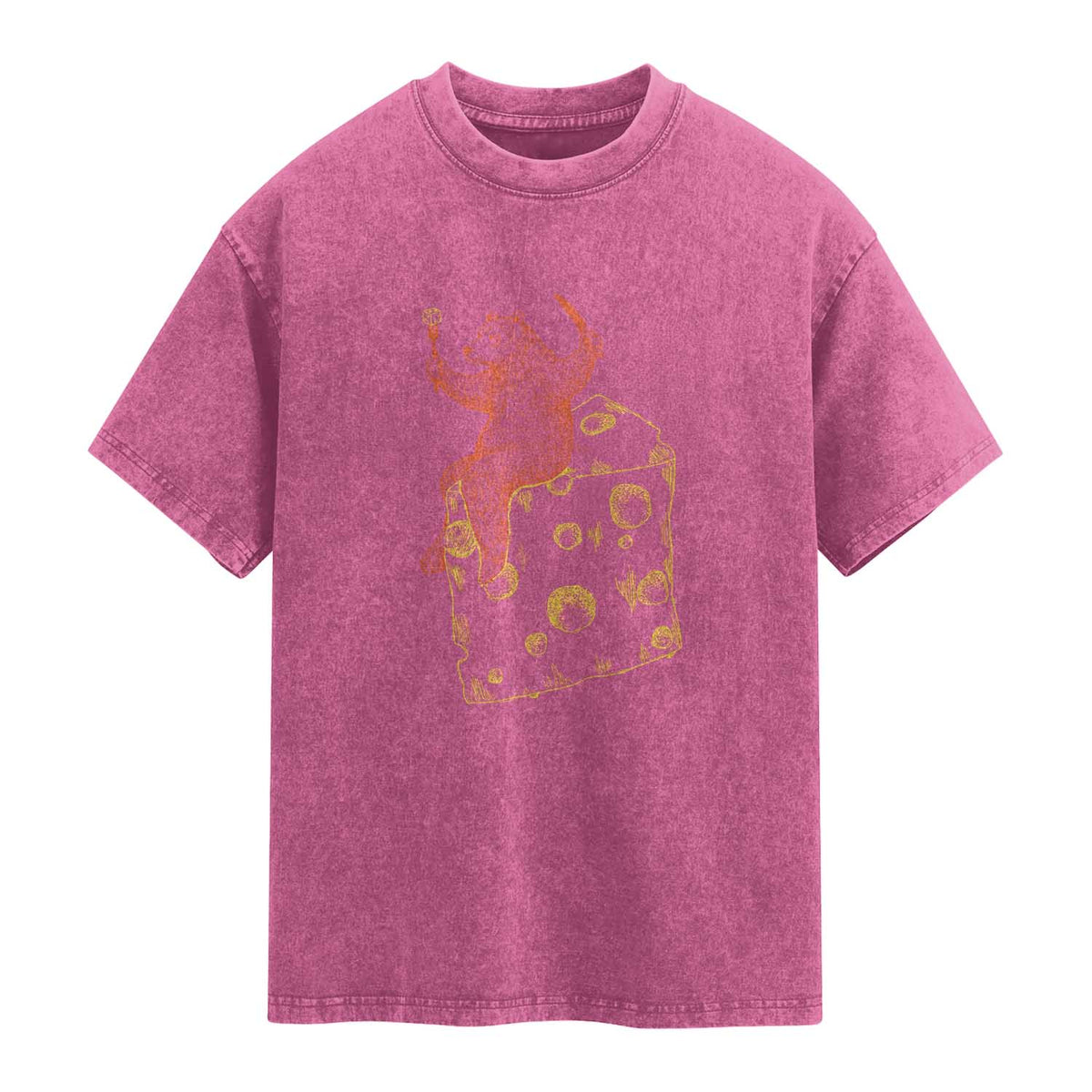 BR Eating CHZ Washed Cotton T-Shirt Funny Football Rival Gift