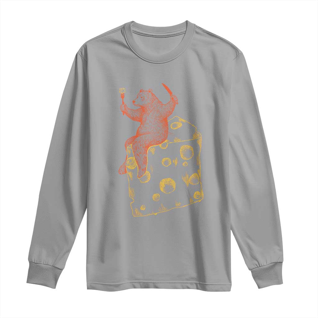 BR Eating CHZ Long Sleeve Shirt Funny Football Rival Gift TS12 Sport Gray Print Your Wear