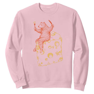 BR Eating CHZ Sweatshirt Funny Football Rival Gift TS12 Light Pink Print Your Wear