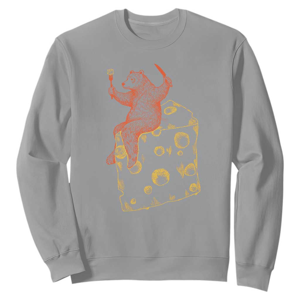 BR Eating CHZ Sweatshirt Funny Football Rival Gift TS12 Sport Gray Print Your Wear