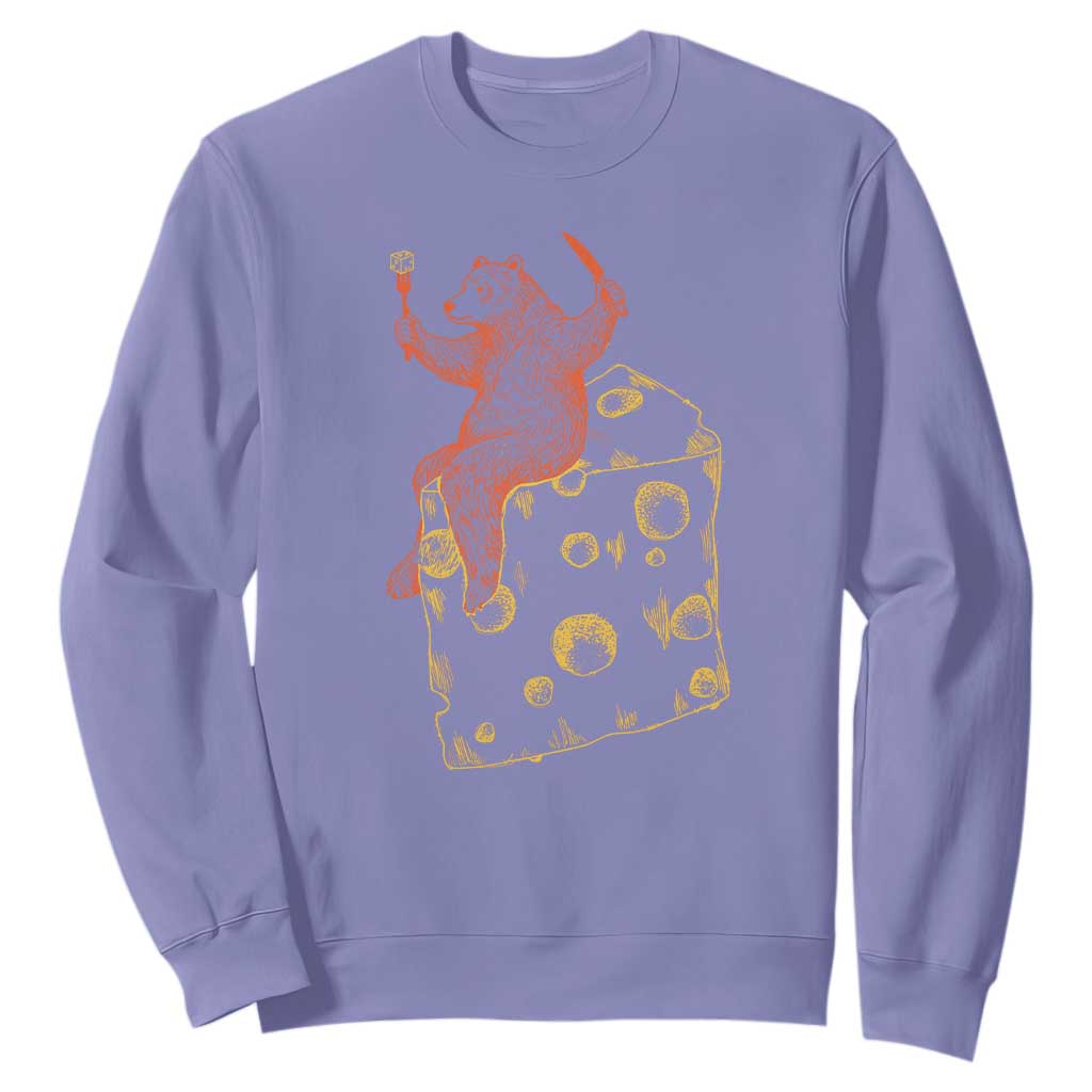BR Eating CHZ Sweatshirt Funny Football Rival Gift TS12 Violet Print Your Wear