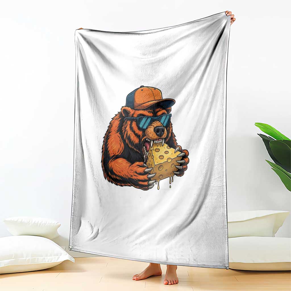 Funny Br Eating CHZ Joke Game Day Throw Blanket Gift For Football Lovers TS12 Print Your Wear