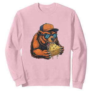 Funny Br Eating CHZ Joke Game Day Sweatshirt Gift For Football Lovers TS12 Light Pink Print Your Wear