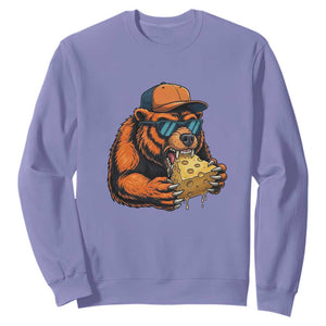 Funny Br Eating CHZ Joke Game Day Sweatshirt Gift For Football Lovers TS12 Violet Print Your Wear