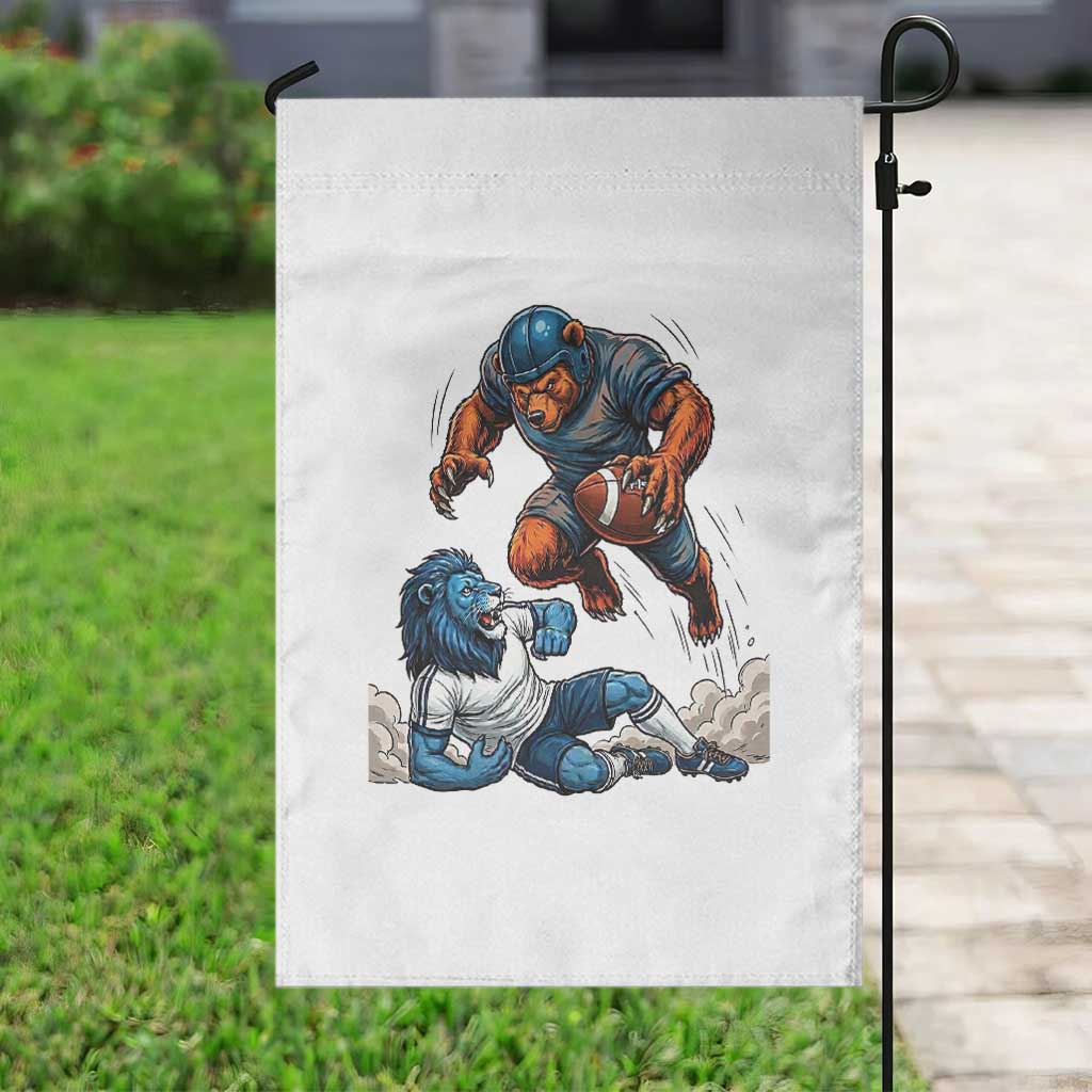 Fierce Br Defeating Lio Garden Flag Gift For Football Lovers TS12 Print Your Wear
