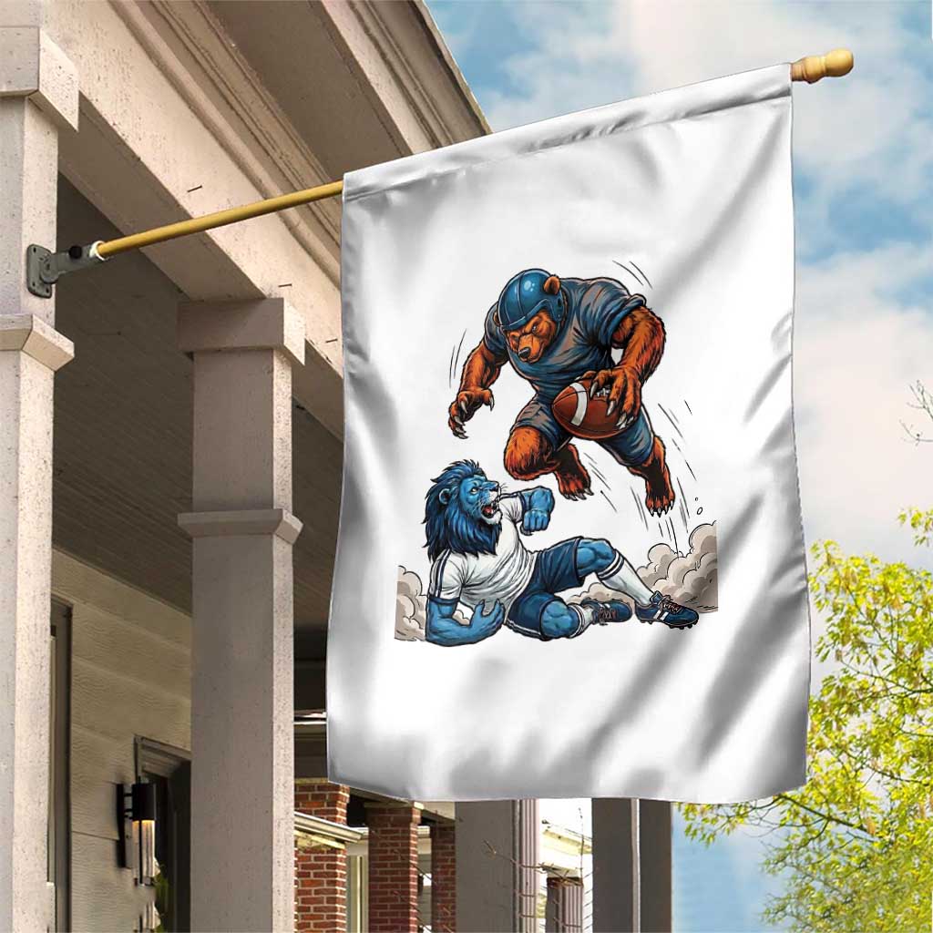 Fierce Br Defeating Lio Garden Flag Gift For Football Lovers TS12 Print Your Wear