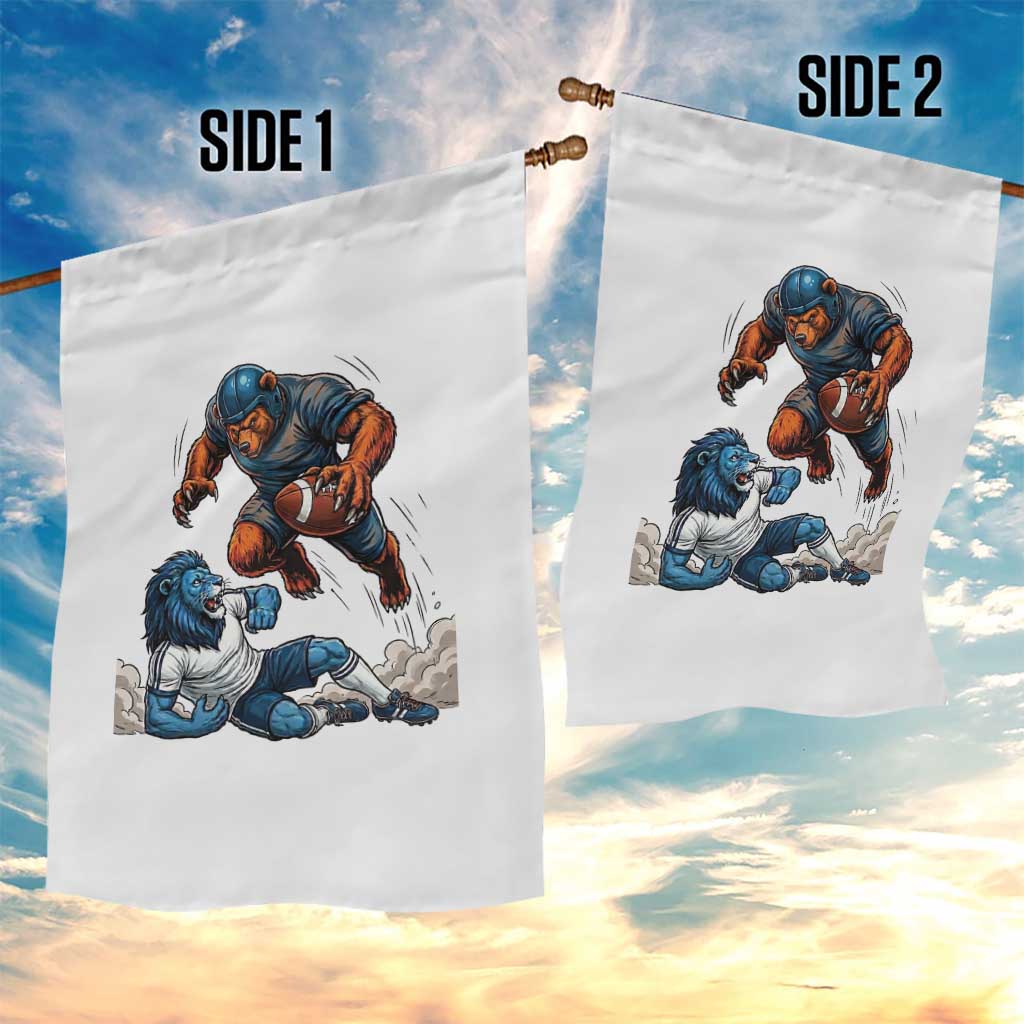 Fierce Br Defeating Lio Garden Flag Gift For Football Lovers TS12 Print Your Wear