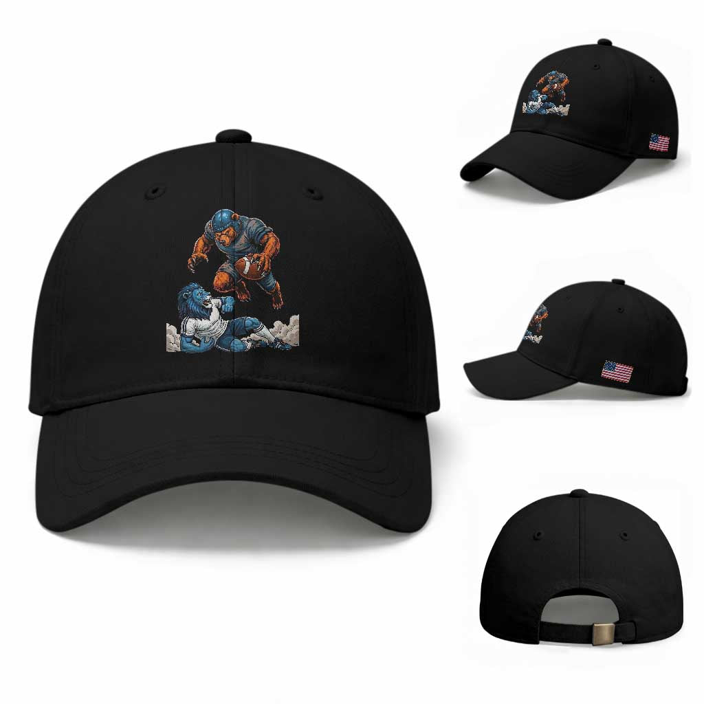 Fierce Br Defeating Lio Baseball Cap Gift For Football Lovers TS12 Baseball Cap Universal Fit Black Print Your Wear