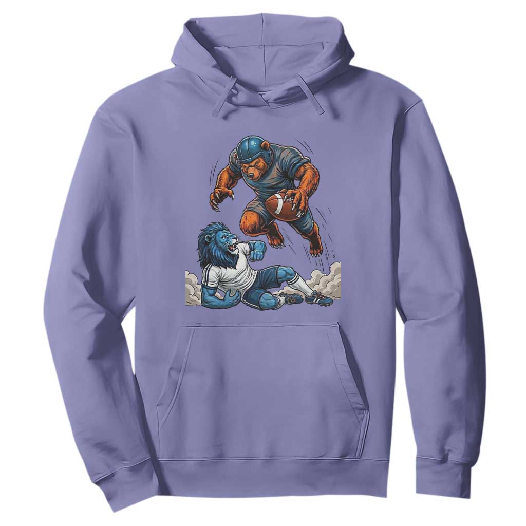 Fierce Br Defeating Lio Hoodie Gift For Football Lovers TS12 Violet Print Your Wear