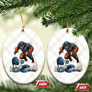 Fierce Br Defeating Lio Ceramic Ornament Gift For Football Lovers TS12 Print Your Wear
