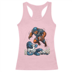Fierce Br Defeating Lio Racerback Tank Top Gift For Football Lovers TS12 Light Pink Print Your Wear