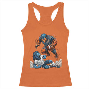 Fierce Br Defeating Lio Racerback Tank Top Gift For Football Lovers TS12 Orange Print Your Wear