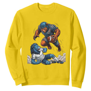 Fierce Br Defeating Lio Sweatshirt Gift For Football Lovers TS12 Daisy Print Your Wear