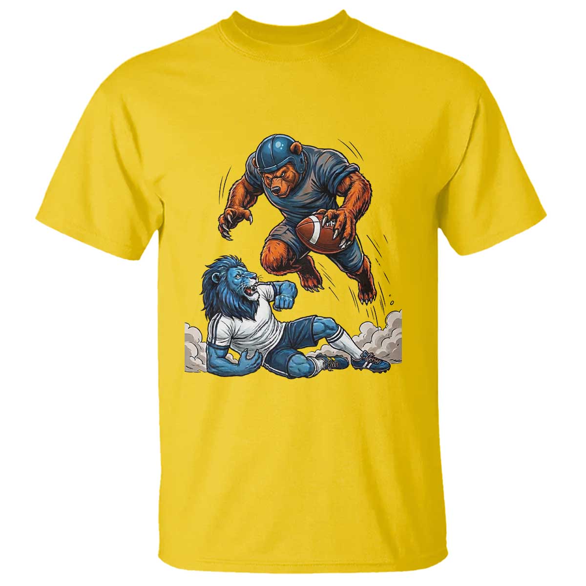 Fierce Br Defeating Lio T Shirt Gift For Football Lovers TS12 Daisy Print Your Wear