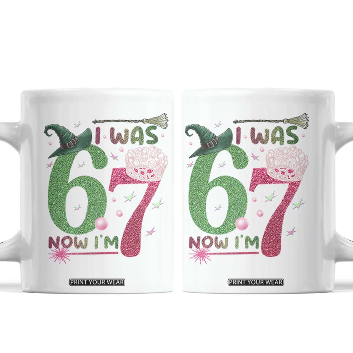 Birthday Girl I Was 6 Now I Am 7 Coffee Mug Gift For Alpha Kids TS12 White Print Your Wear