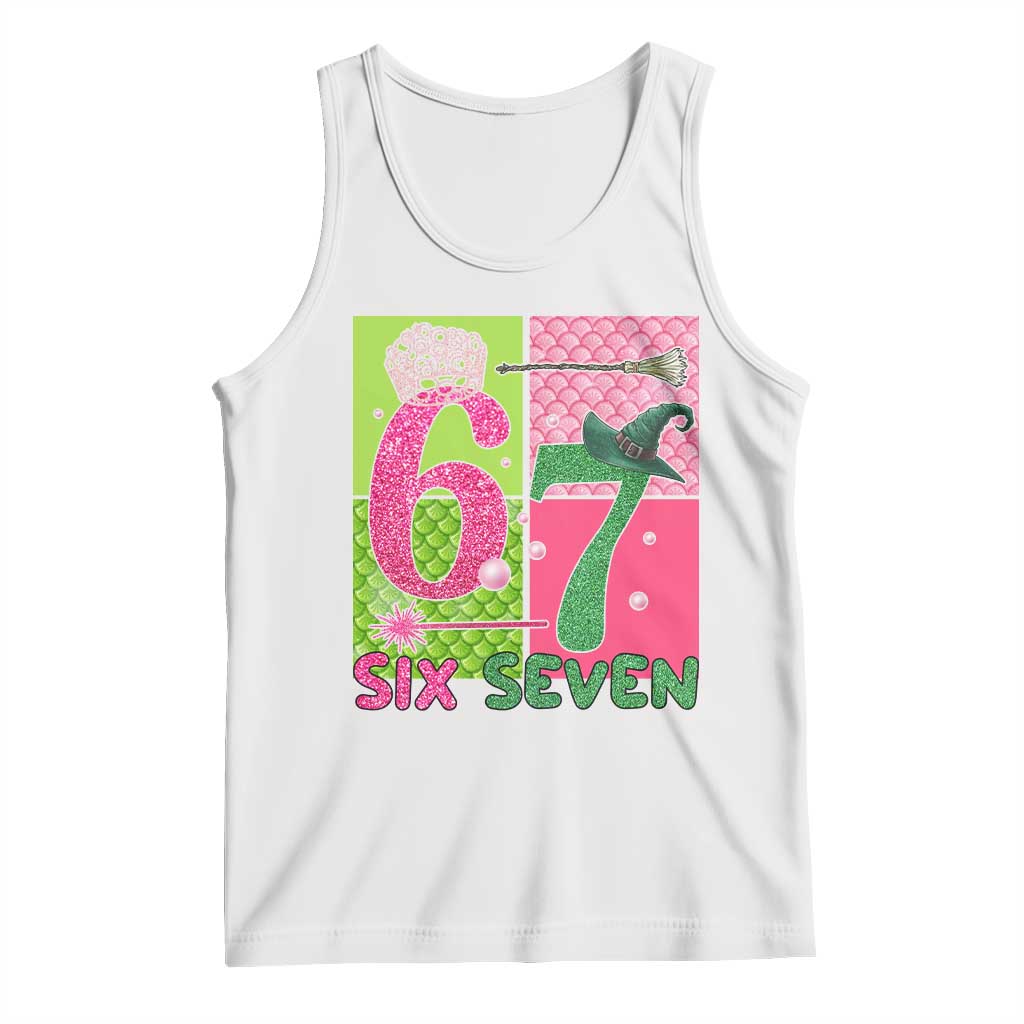I Was Six Now I Am Seven Tank Top Fantasy Birthday Girl TS12 White Print Your Wear