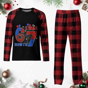 I Was 6 Now I Am 7 Plaid Pajama Set Funny Spider Birthday Boy TS12 Buffalo Plaid Print Your Wear