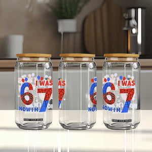 I Was 6 Now I Am 7 Glass Can Funny Spider Birthday Boy TS12 Print Your Wear