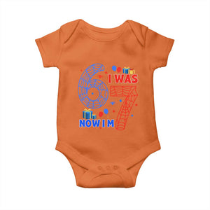 Spider Boy I Was 6 Now I Am 7 Baby Onesie Seventh Birthday Gift TS12 Orange Print Your Wear