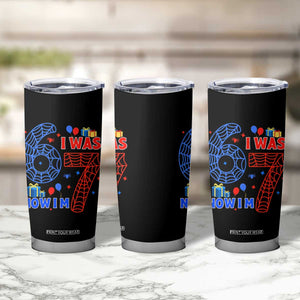 Spider Boy I Was 6 Now I Am 7 Tumbler Cup Seventh Birthday Gift TS12 Print Your Wear
