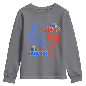 Spider Boy I Was 6 Now I Am 7 Youth Sweatshirt Seventh Birthday Gift TS12 Charcoal Print Your Wear