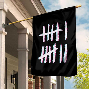 Tally Marks Six Seven Meme Garden Flag Glitch Optical Illusion TS12 Print Your Wear