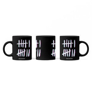 Tally Marks Six Seven Meme Coffee Mug Glitch Optical Illusion TS12 Print Your Wear