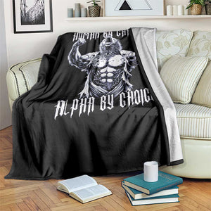 Funny Cringe Werewolf Memes Throw Blanket Human By Chance Alpha By Choice TS12 Print Your Wear