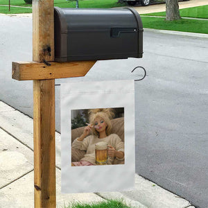 Funny Smoking And Drinking Doll Meme Garden Flag Weekend Relaxation TS12 Print Your Wear
