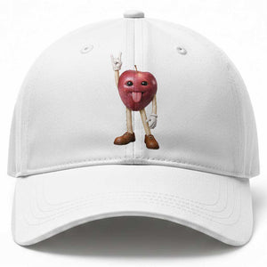 Funny Apple With Face Wapple Meme Baseball Cap TS12 Print Your Wear