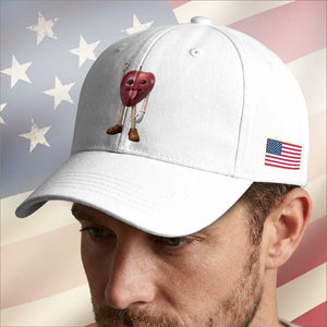 Funny Apple With Face Wapple Meme Baseball Cap TS12 Print Your Wear