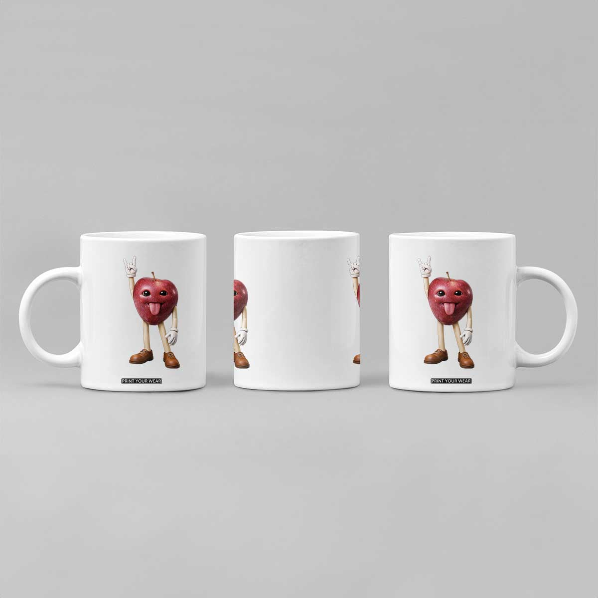 Funny Apple With Face Wapple Meme Coffee Mug TS12 Print Your Wear