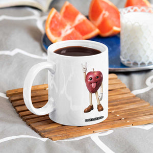 Funny Apple With Face Wapple Meme Coffee Mug TS12 Print Your Wear
