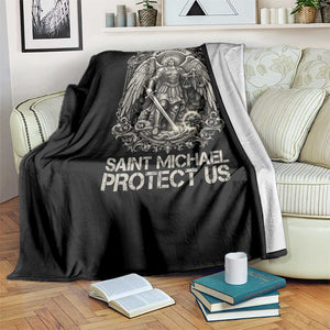 St Michael The Archangel Protect Us Throw Blanket Christian Faith Gift TS12 Print Your Wear