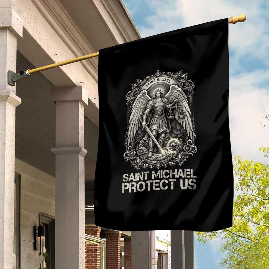 St Michael The Archangel Protect Us Garden Flag Christian Faith Gift TS12 Print Your Wear