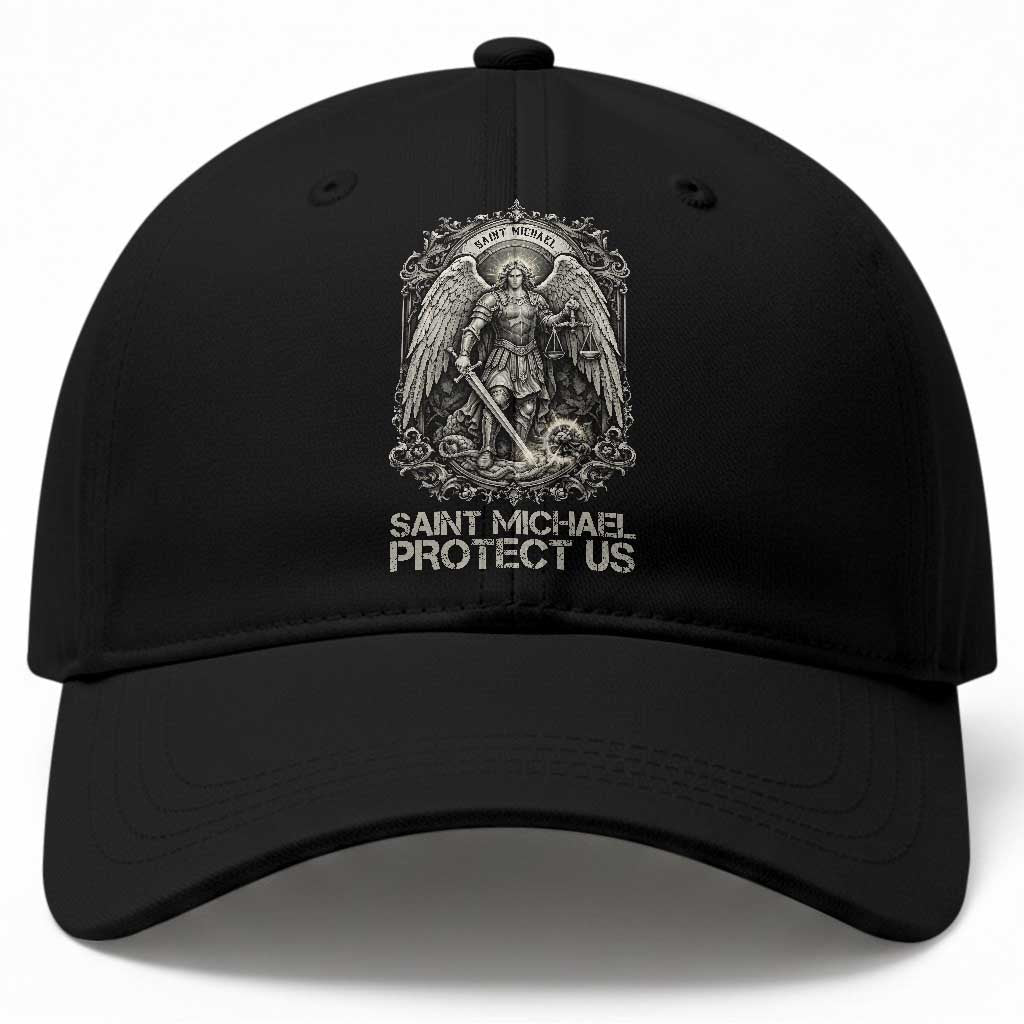 St Michael The Archangel Protect Us Baseball Cap Christian Faith Gift TS12 Print Your Wear