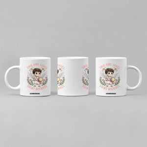 This Girl Loves Saint Michael Coffee Mug Religious Faith Gift TS12 Print Your Wear