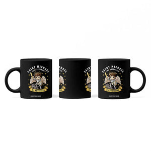 Funny Saint Michael Defeating Satan Coffee Mug Religious Faith Gift TS12 Print Your Wear