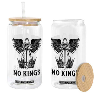 No Kings Glass Can St Michael Archangel Victory Over Tyranny TS12 Print Your Wear