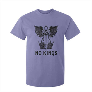 No Kings T Shirt For Kid St Michael Archangel Victory Over Tyranny TS12 Violet Print Your Wear