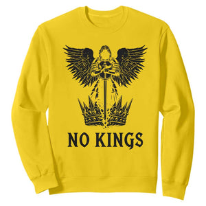 No Kings Sweatshirt St Michael Archangel Victory Over Tyranny TS12 Daisy Print Your Wear
