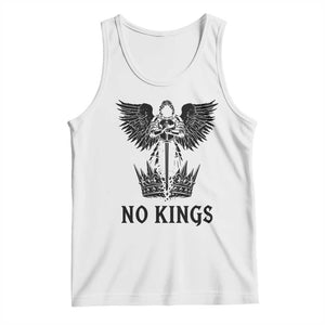 No Kings Tank Top St Michael Archangel Victory Over Tyranny TS12 White Print Your Wear