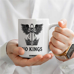No Kings Coffee Mug St Michael Archangel Victory Over Tyranny TS12 Print Your Wear