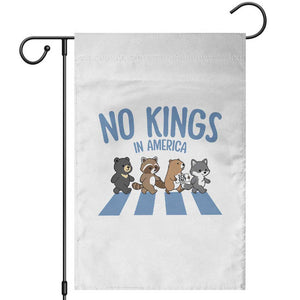 Funny No Kings Cute Forest Animals Garden Flag Gift For Animal Lovers TS12 White Print Your Wear